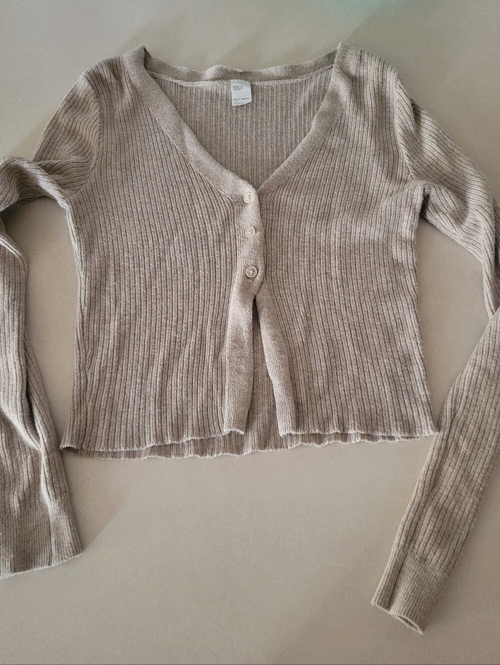 Hollister Ribbed V-Neck Sweater